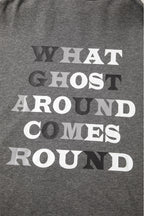 Halloween Ghost Graphic Print Hoodie — detail view 4