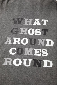 Halloween Ghost Graphic Print Hoodie — detail view 4
