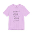 MySoulCat — “my peace, my joy, my love, my home... mysoulcat” Unisex Tee