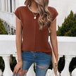 On-Trend Lightweight Short Sleeve Sweater