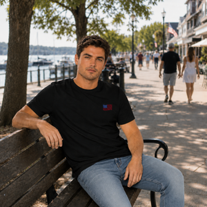 Coastal Americana Flag Unisex Tee