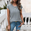 On-Trend Lightweight Short Sleeve Sweater