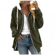Cozy & Stylish Plush Zipper Hooded Jacket