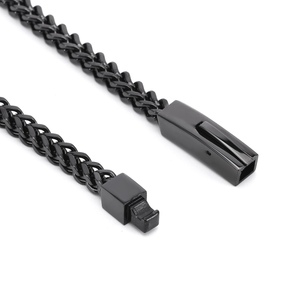 Black Franco link bracelet