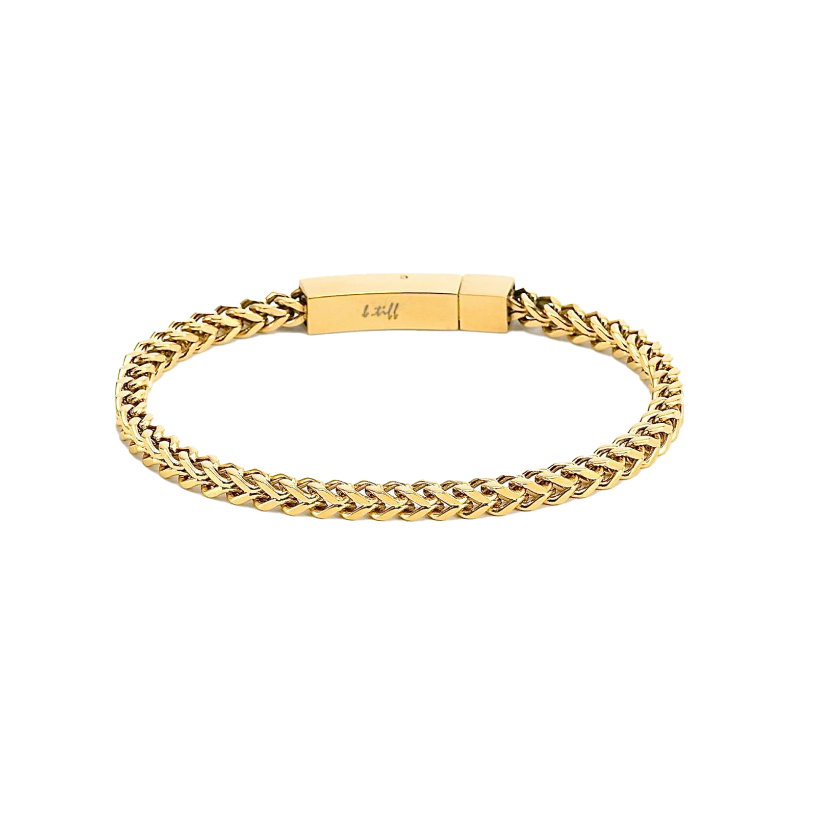 Elegant Gold Franco Link Bracelet