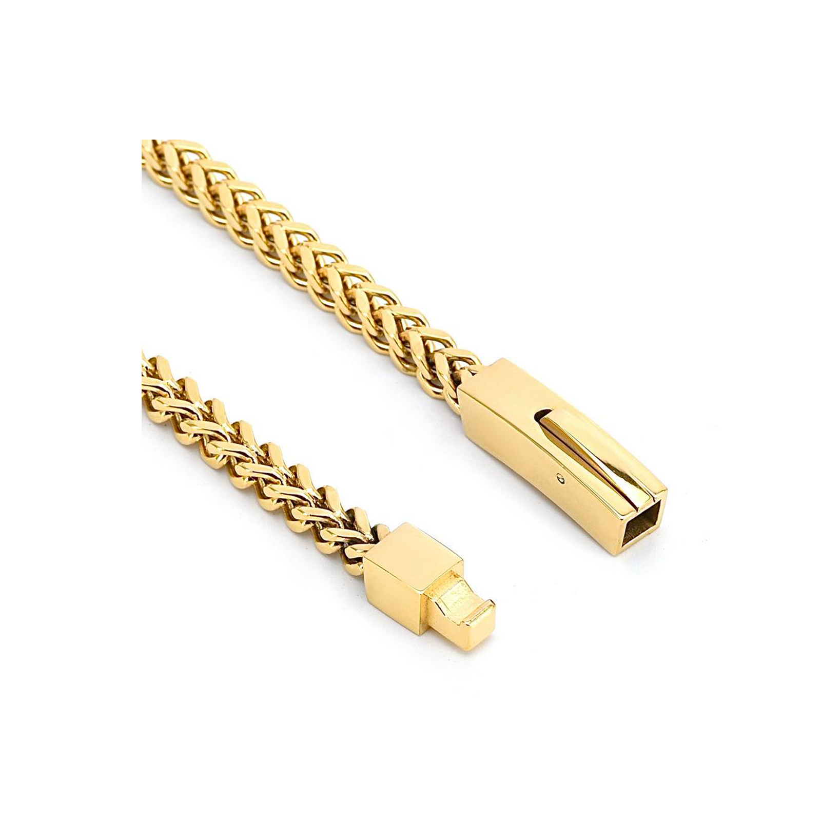 Elegant Gold Franco Link Bracelet