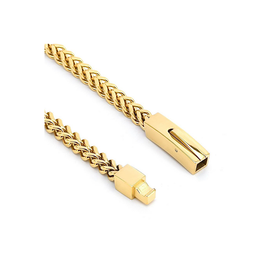 Elegant Gold Franco Link Bracelet