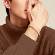 Elegant Gold Franco Link Bracelet