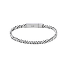 Stainless steel Franco link bracelet in a small size