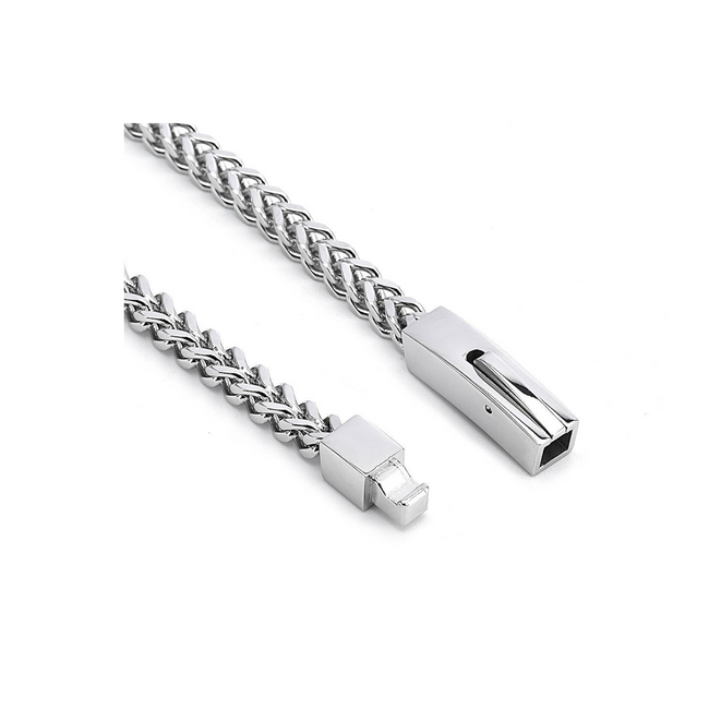 Sophisticated Stainless Franco Link Bracelet