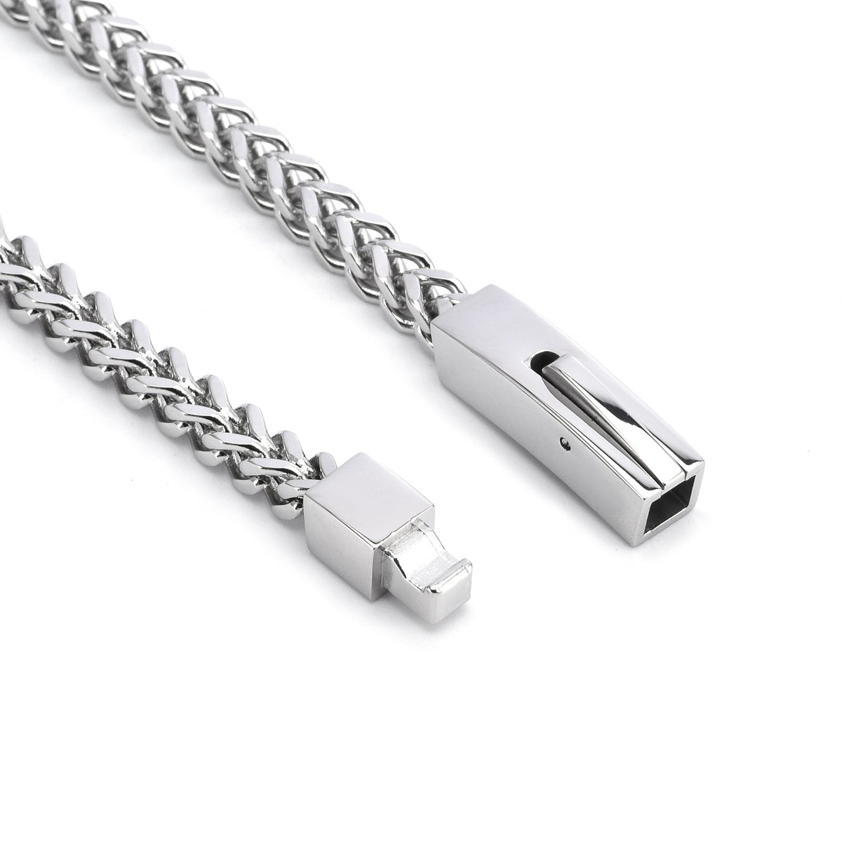 Stainless steel Franco link bracelet