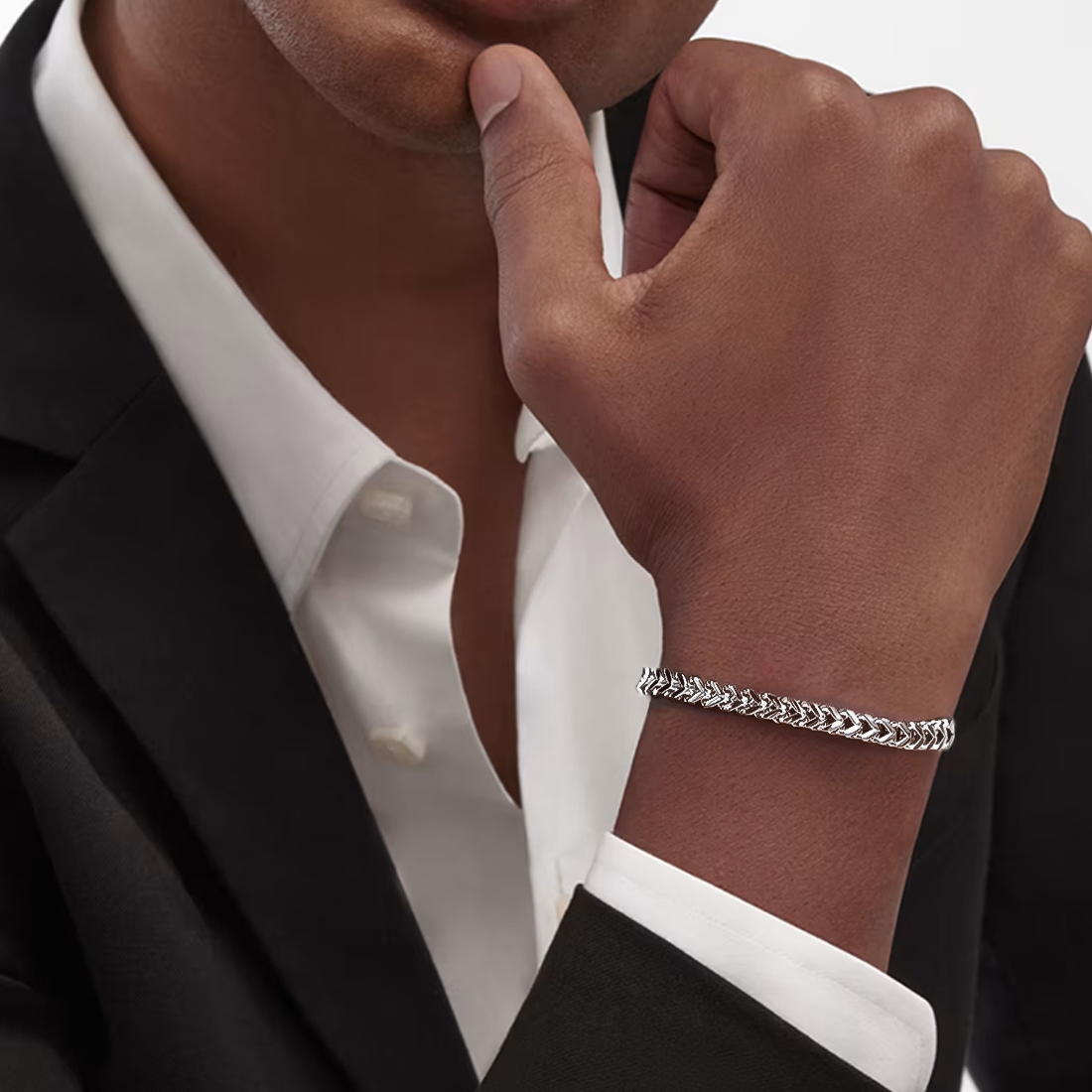 Sophisticated Stainless Franco Link Bracelet