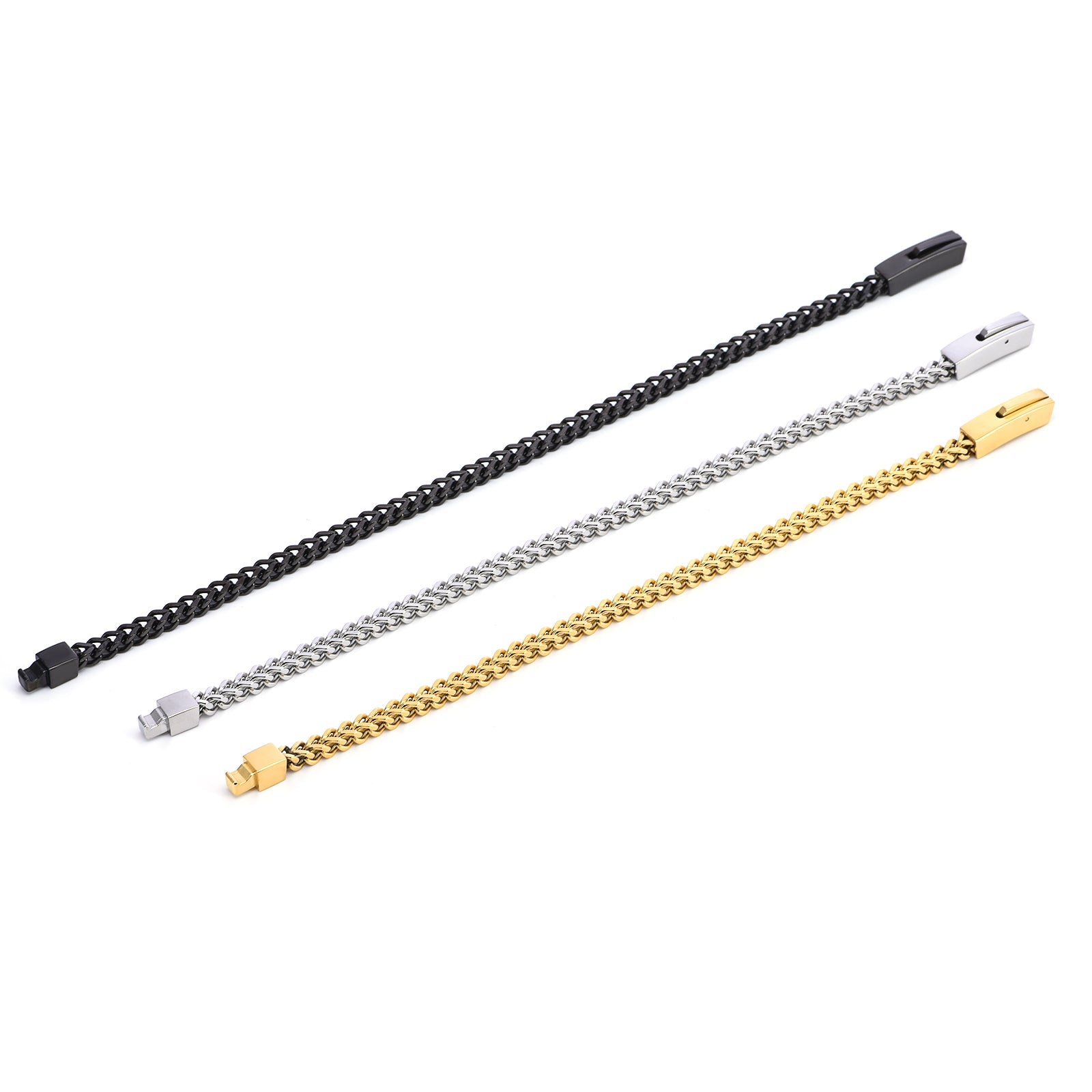 Sophisticated Stainless Franco Link Bracelet