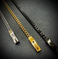 Gold Franco link bracelet