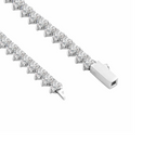 Heart tennis bracelet