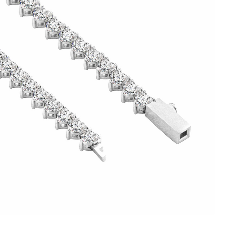 Gorgeous Heart Tennis Bracelet