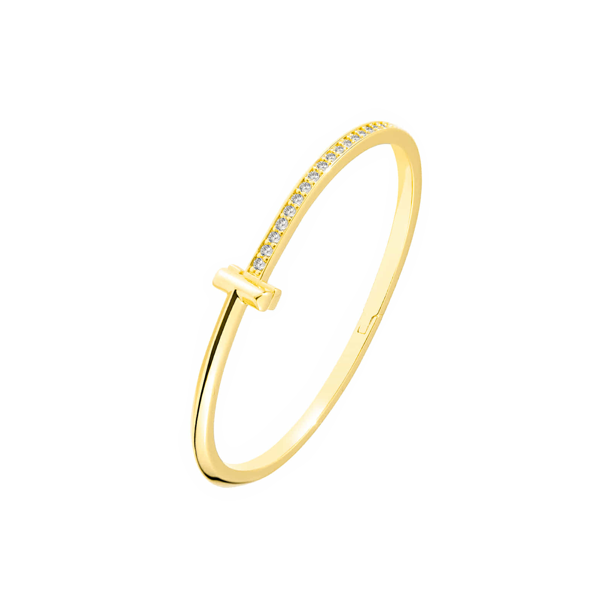 Striking Gold Unisson Bangle Bracelet