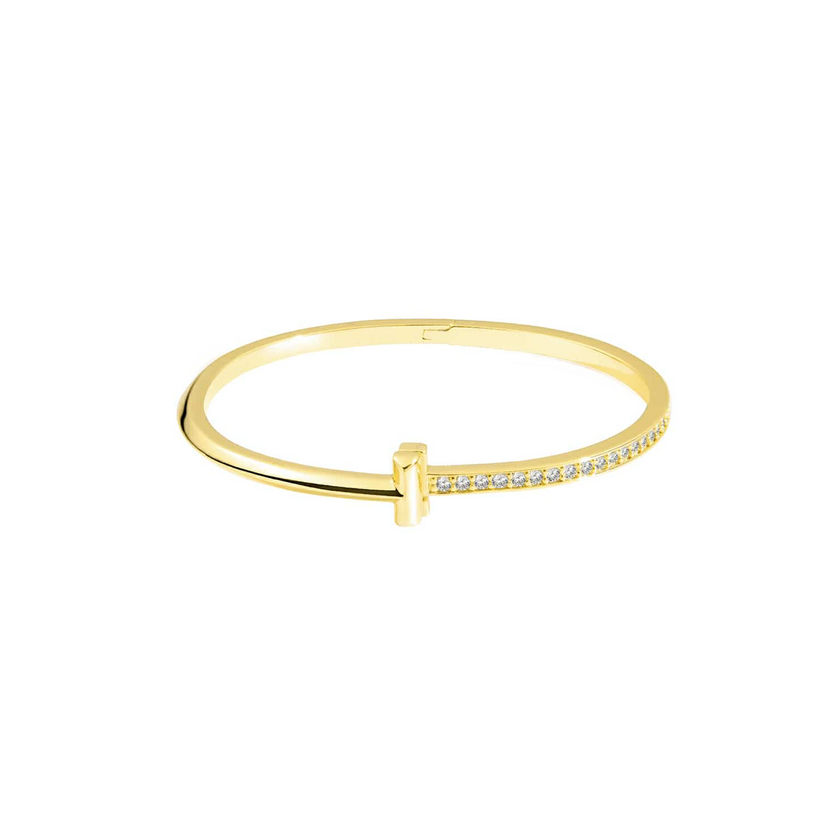 Striking Gold Unisson Bangle Bracelet