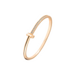 Elegant Rose Gold Unisson Bangle Bracelet