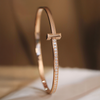 Elegant Rose Gold Unisson Bangle Bracelet