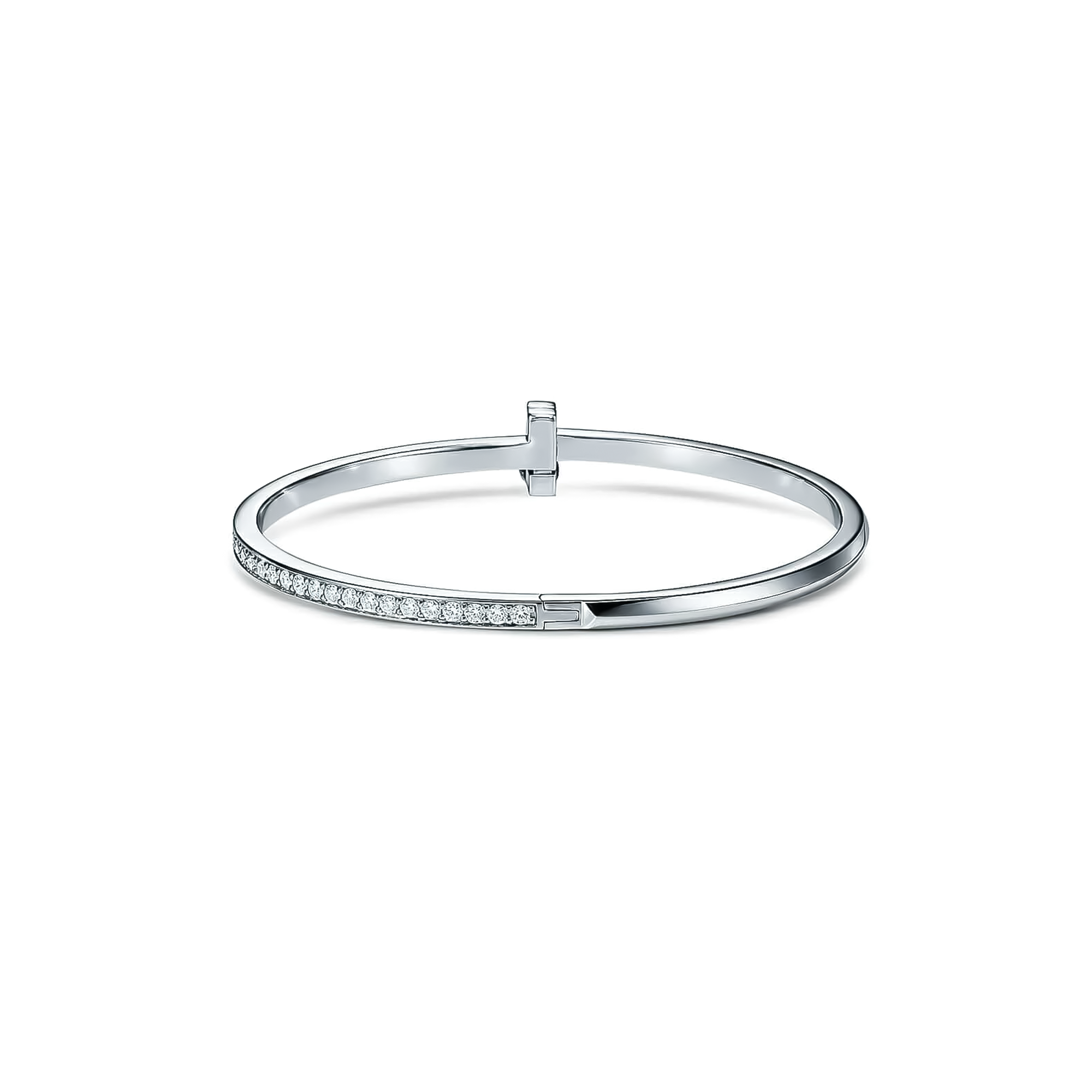 Sleek Silver Unisson Bangle Bracelet