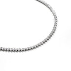 4mm heart tennis necklace