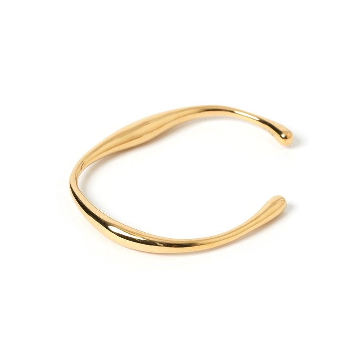 Dune textured gold bracelet