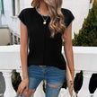 On-Trend Lightweight Short Sleeve Sweater