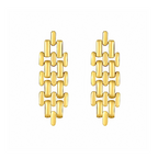 Gold Ripple earrings