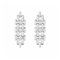 Silver-tone Ripple earrings