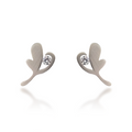 Lucky Clover silver earrings