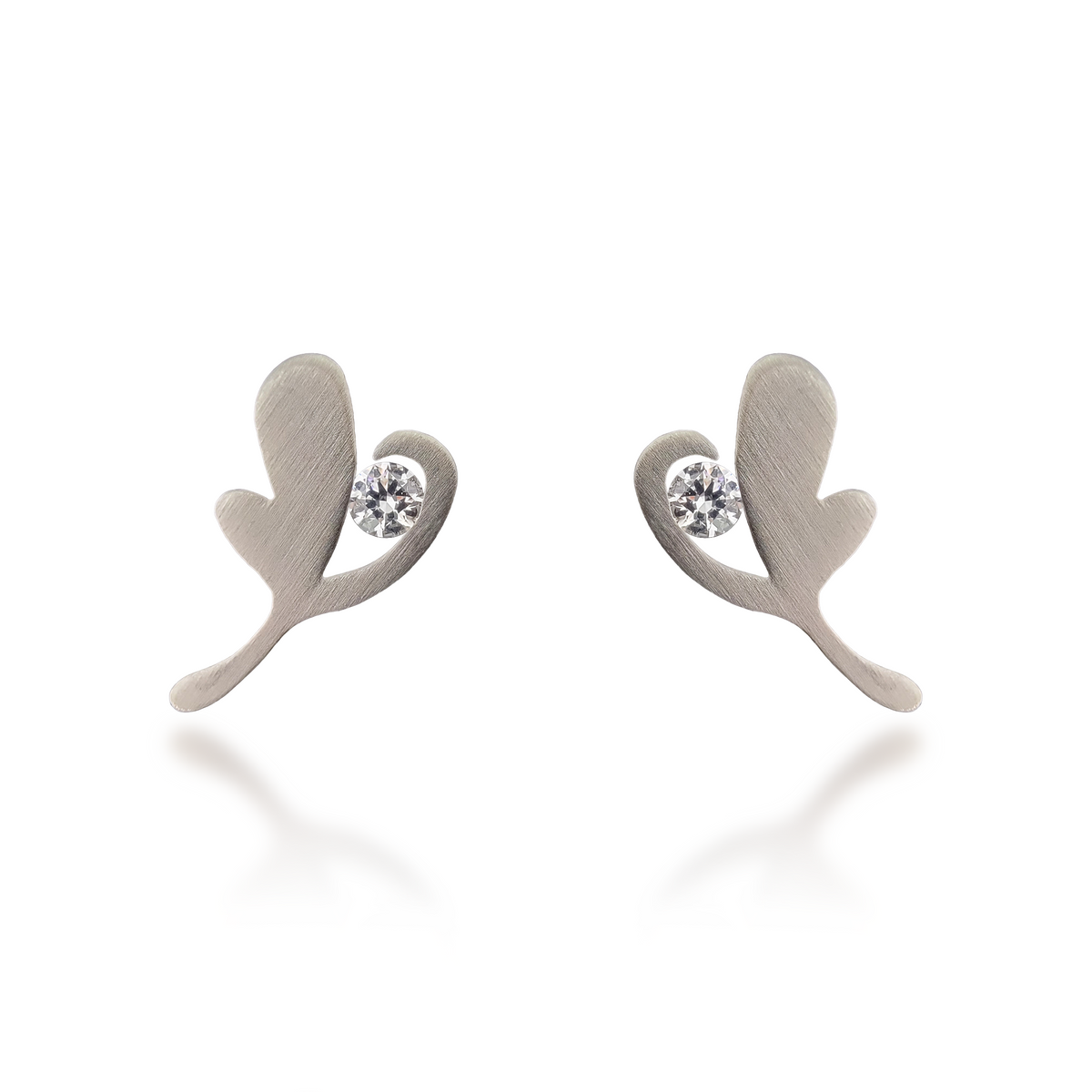 Lucky Clover silver earrings