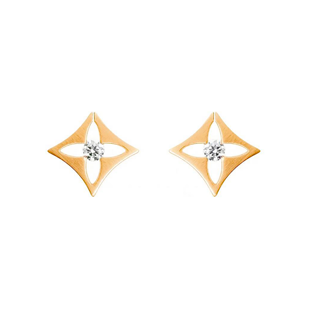Gold Floro earrings