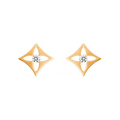 Gold Floro earrings