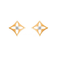 Gold Floro earrings
