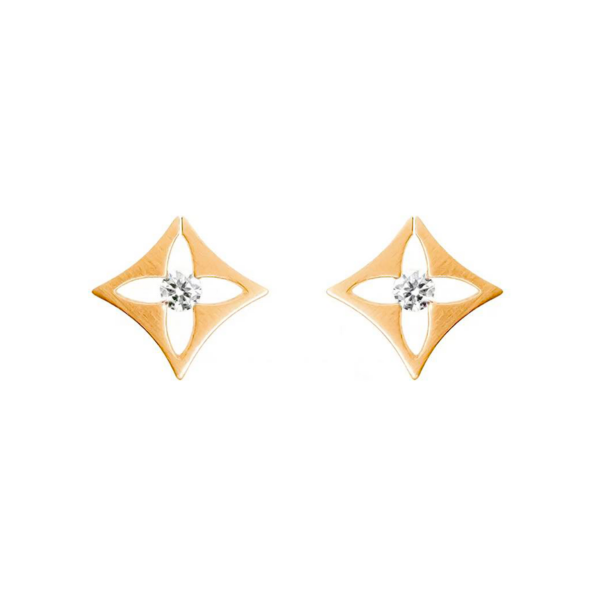 Gold Floro earrings