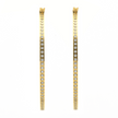 Glamorous Gold Pavé 146-Stone Big Hoop Earrings