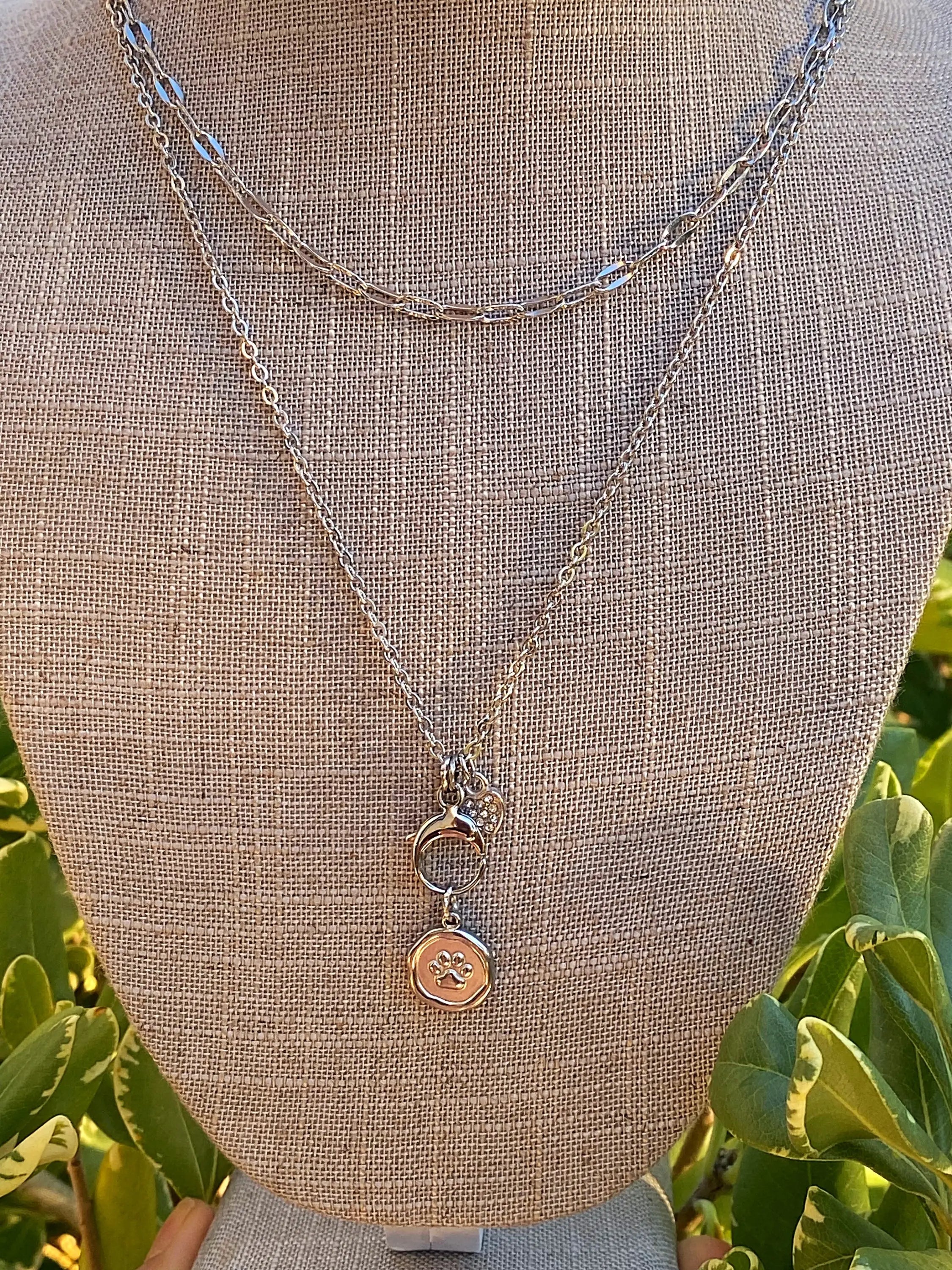 Lovely Paw Print Necklace