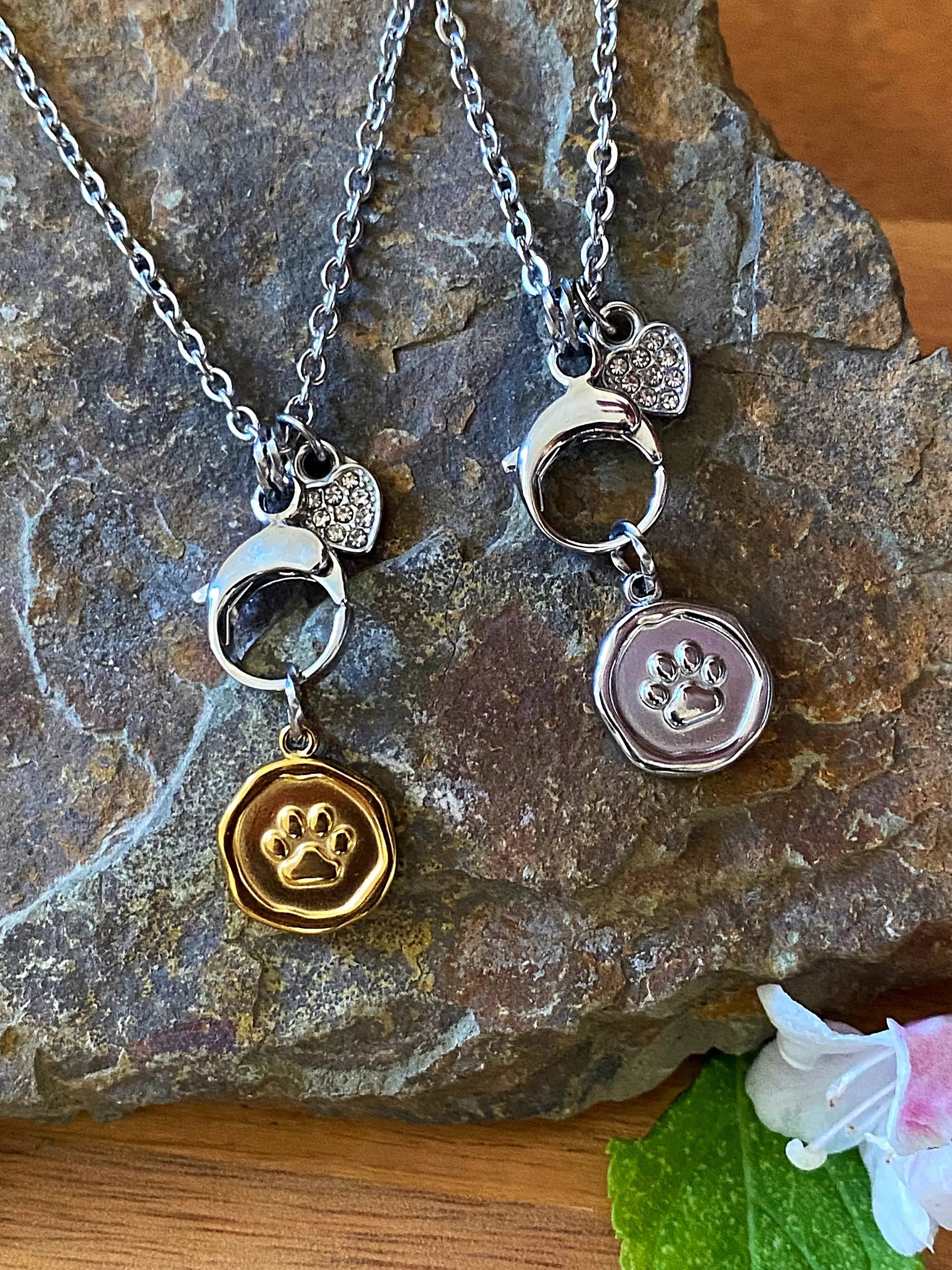 Lovely Paw Print Necklace