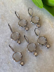 Elegant Halo Shimmer Earrings