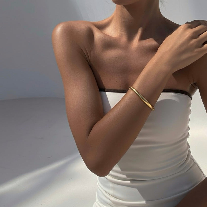 Rhythmic 'Dune' Gold Bracelet