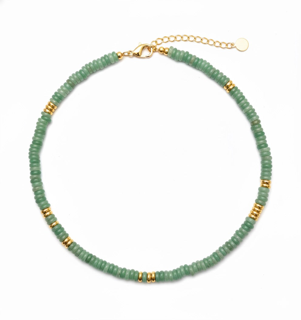 Seafoam Beaded Necklace