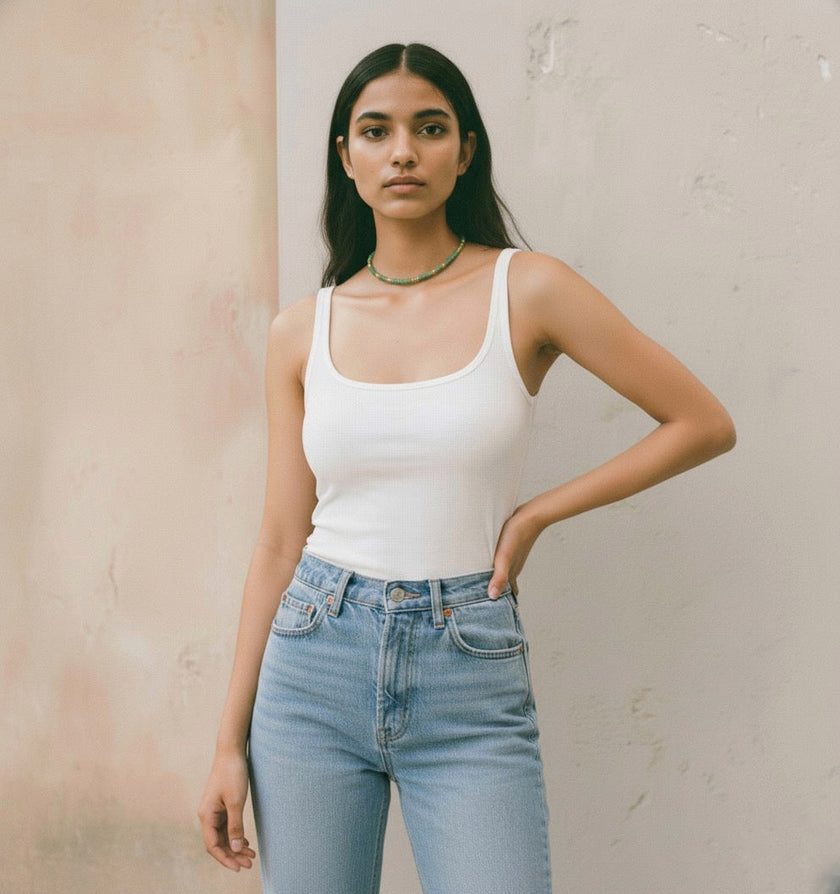 Seafoam Beaded Necklace