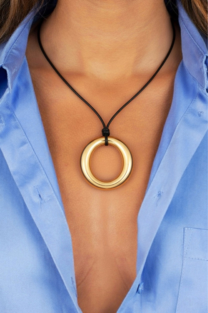 Bold Sunline Gold Necklace