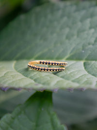 Serpentine gold wrap ring