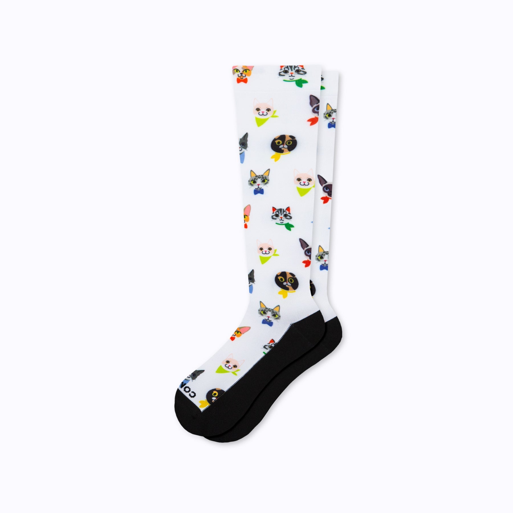 Cute Cat Compression Socks – Support for Travel, Work & Recovery