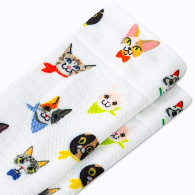 Cute Cat Compression Socks – Support for Travel, Work & Recovery