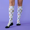 Cute Cat Compression Socks – Support for Travel, Work & Recovery