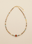 Natural Stone Boho Jewelry Choker Necklace