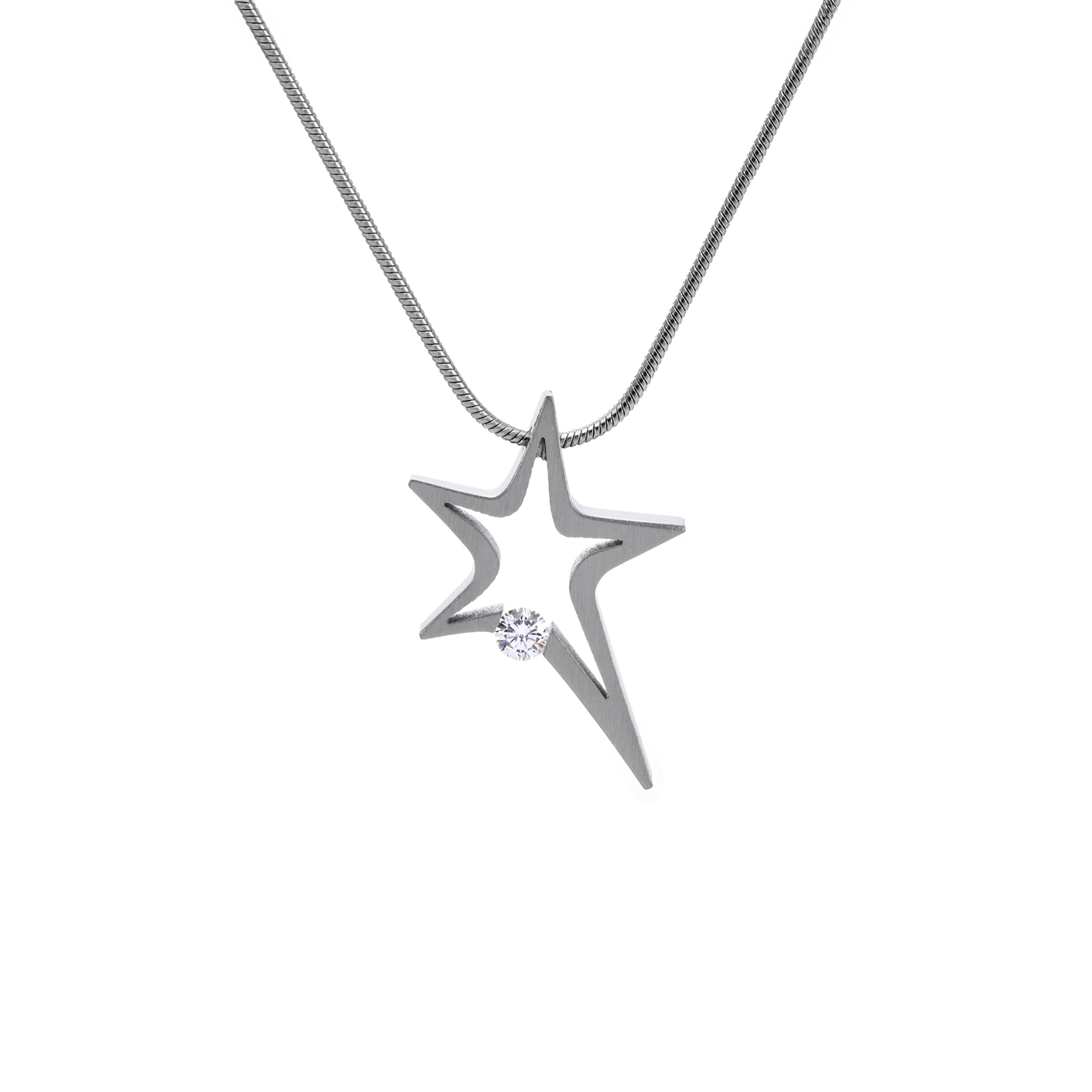 Striking Shooting Star Pendant Necklace